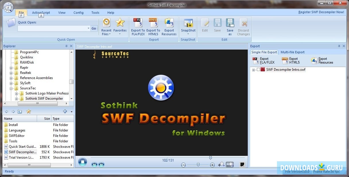 sothink swf decompiler key